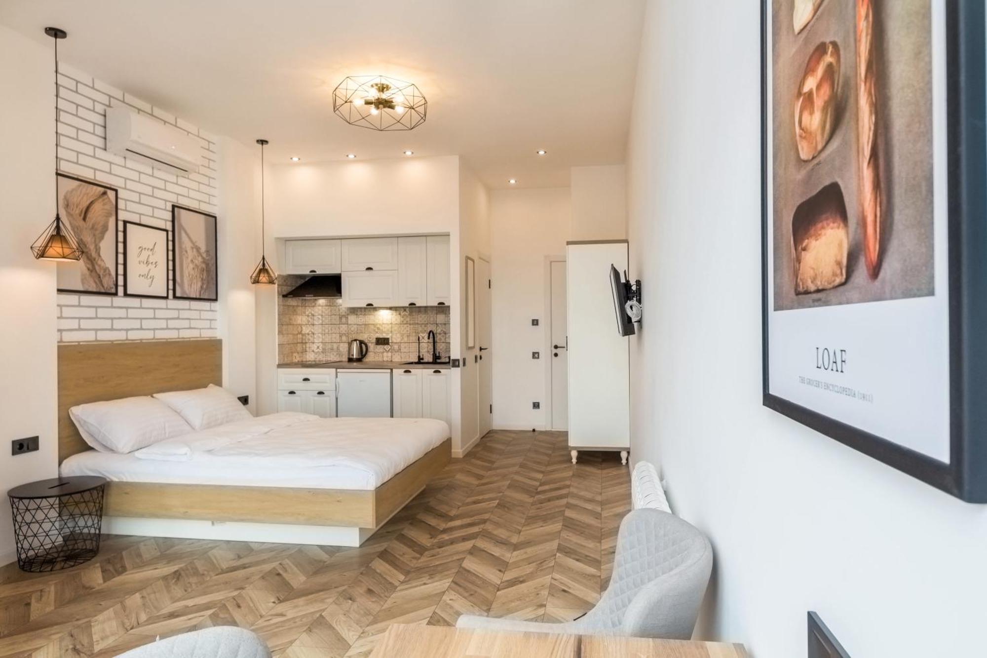 Design Apartments With Panoramic View Kiev Eksteriør billede