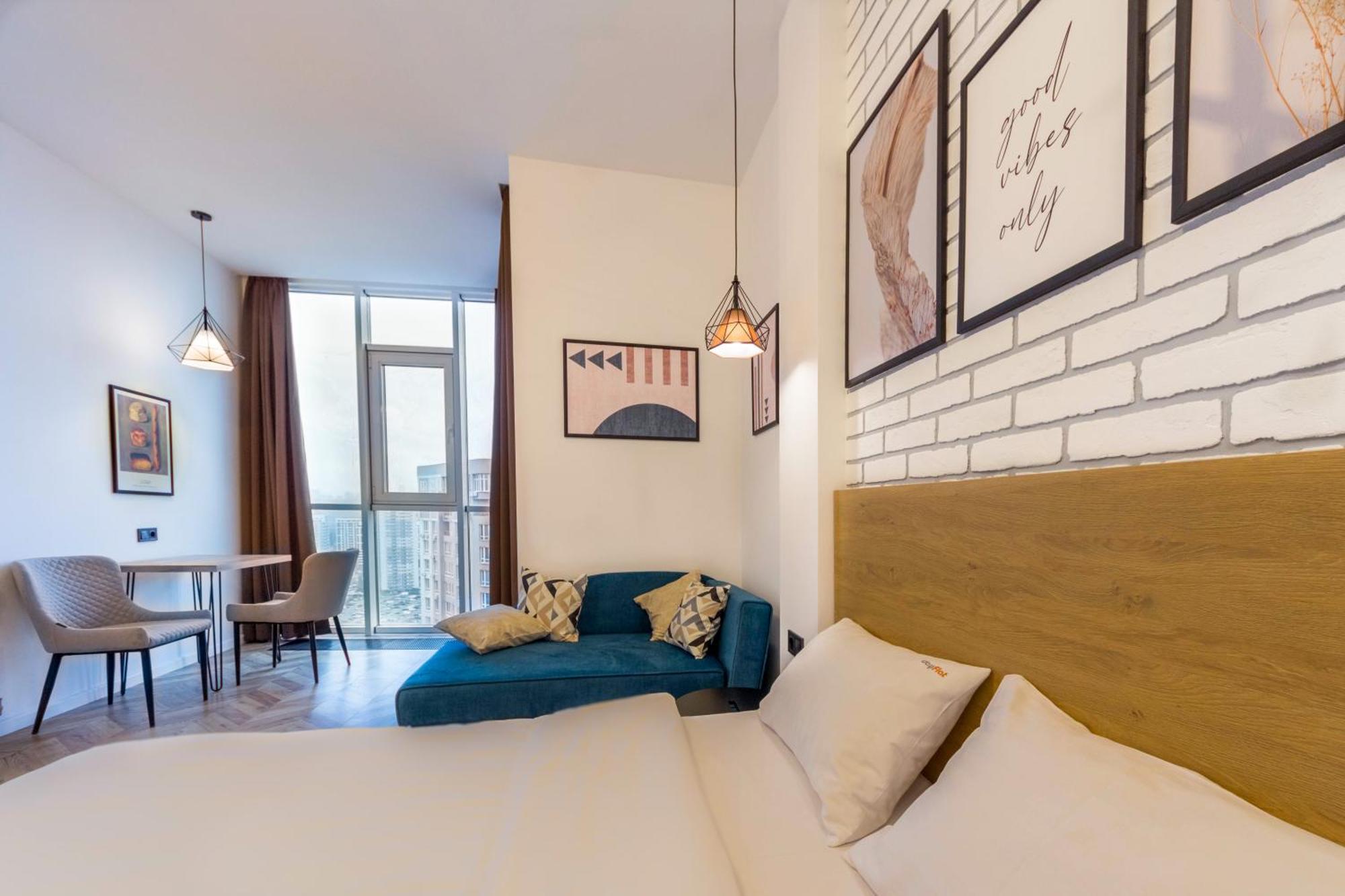 Design Apartments With Panoramic View Kiev Eksteriør billede